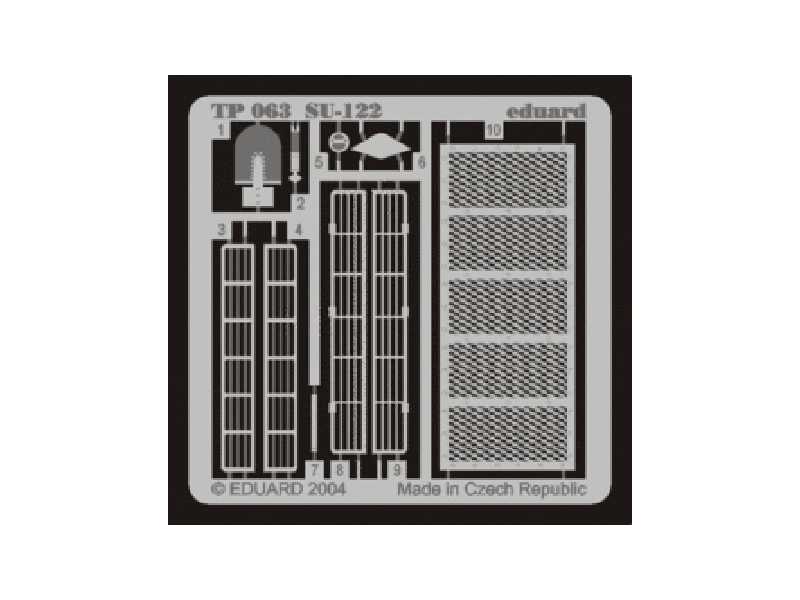 SU-122 1/35 - Tamiya - blaszki - zdjęcie 1