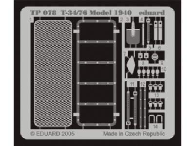  T-34/76 Model 1940 1/35 - blaszki - zdjęcie 1