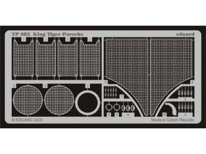 King Tiger Porsche 1/35 - Dragon - blaszki - zdjęcie 1 King Tiger Porsche 1/35 - Dragon - blaszki - zdjęcie 1