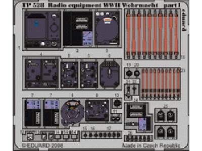  Radio equipment WWII Wehrmacht 1/35 - blaszki - zdjęcie 1