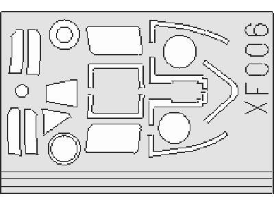  Typhoon Mk. Ib Door Canopy 1/48 - Hasegawa - maski - zdjęcie 1