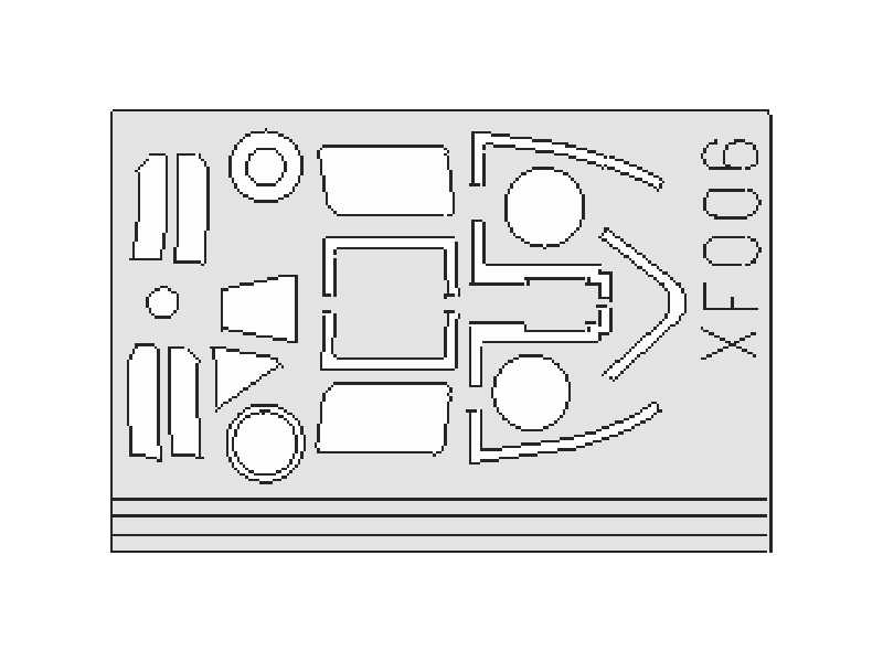 Typhoon Mk. Ib Door Canopy 1/48 - Hasegawa - maski - zdjęcie 1 Typhoon Mk. Ib Door Canopy 1/48 - Hasegawa - maski - zdjęcie 1