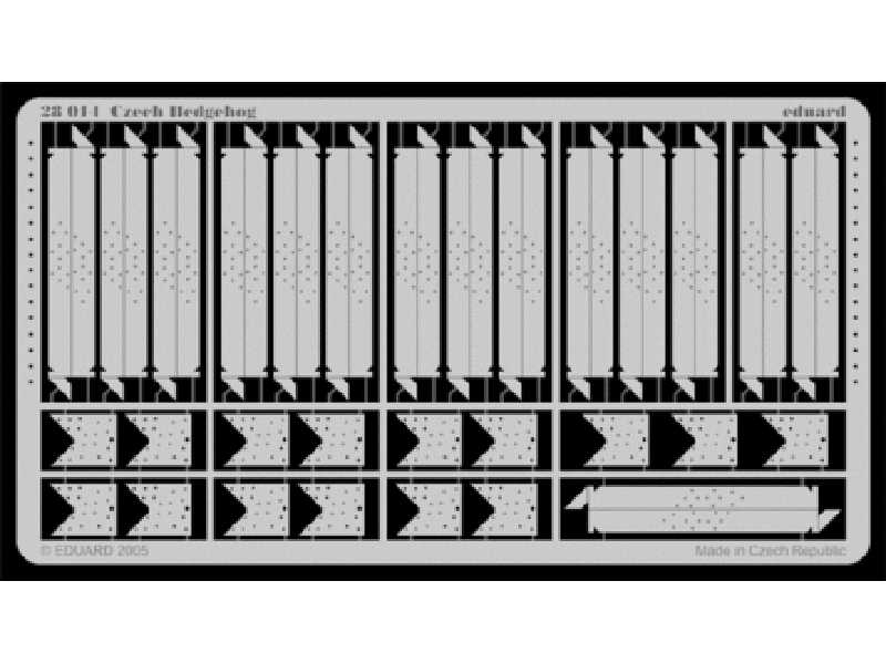  Czech Hedgehog 1/48 - blaszki - zdjęcie 1