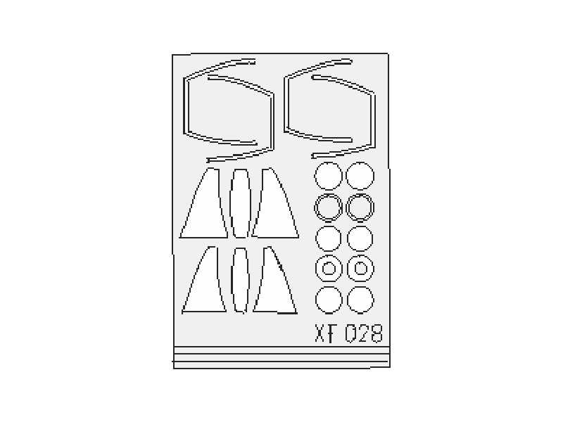  A-7D Corsair II 1/48 - Hasegawa - maski - zdjęcie 1