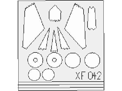  F-117 Nighthawk 1/48 - Academy Minicraft - maski - zdjęcie 1