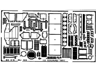  SU-100 1/72 - Cooperativa - blaszki - zdjęcie 1