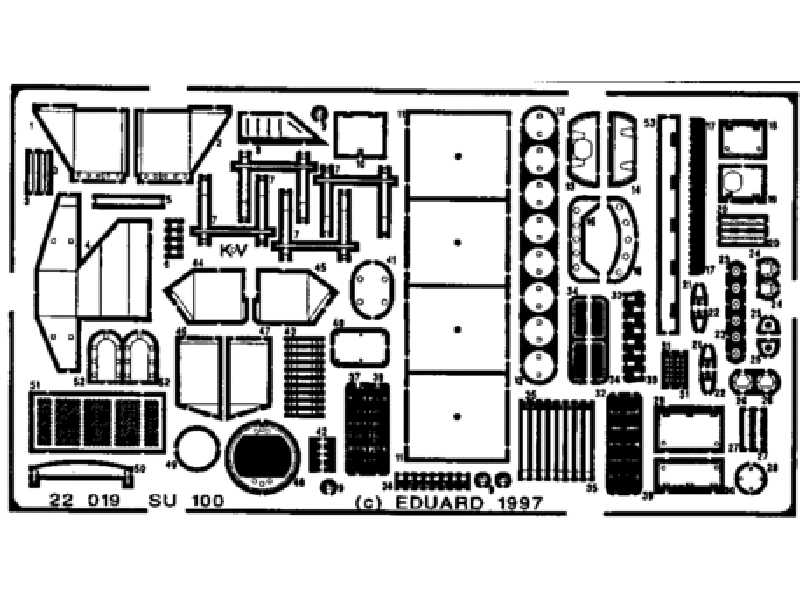 SU-100 1/72 - Cooperativa - blaszki - zdjęcie 1 SU-100 1/72 - Cooperativa - blaszki - zdjęcie 1