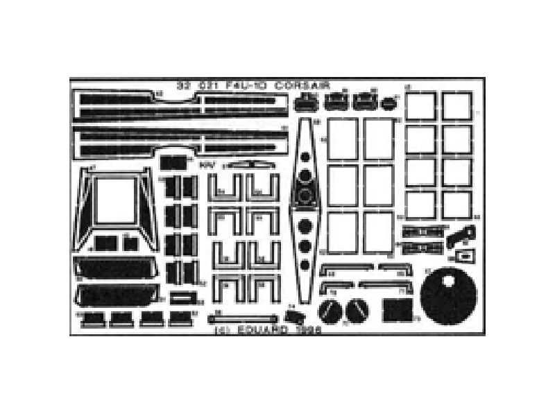 F4U-1 1/32 - Revell - blaszki - zdjęcie 1 F4U-1 1/32 - Revell - blaszki - zdjęcie 1