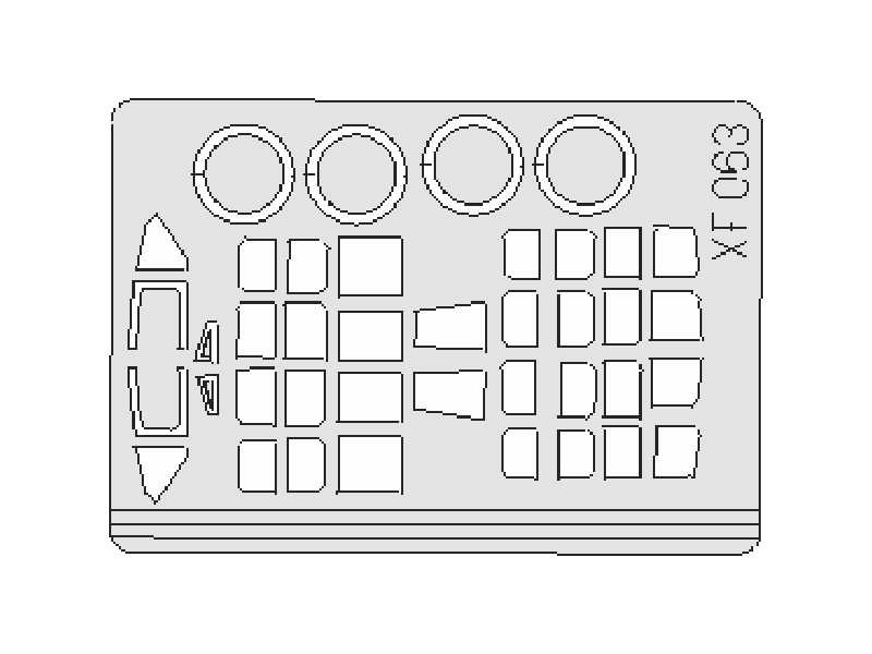 SB2C Helldiver 1/48 - Promodeller - maski - zdjęcie 1 SB2C Helldiver 1/48 - Promodeller - maski - zdjęcie 1