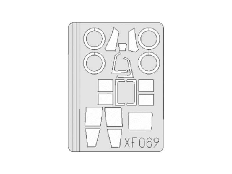 P-35 1/48 - Academy Minicraft - maski - zdjęcie 1 P-35 1/48 - Academy Minicraft - maski - zdjęcie 1