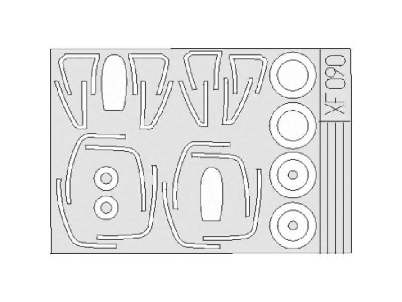 F-8E Crusader 1/48 - Monogram - maski - zdjęcie 1 F-8E Crusader 1/48 - Monogram - maski - zdjęcie 1
