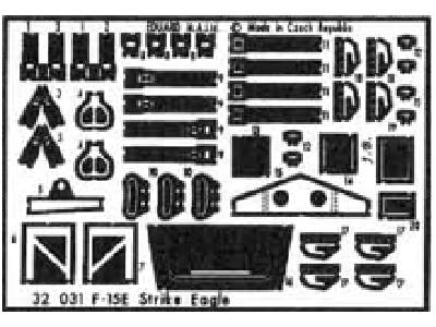  F-15E Strike Eagle 1/32 - Tamiya - blaszki - zdjęcie 1