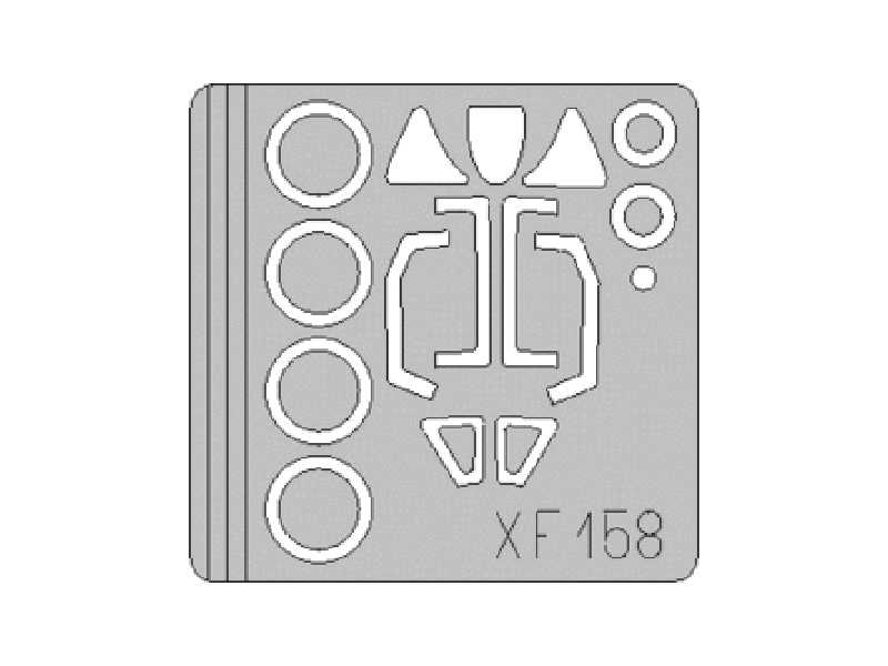 MiG-15bis 1/48 - Tamiya - maski - zdjęcie 1 MiG-15bis 1/48 - Tamiya - maski - zdjęcie 1