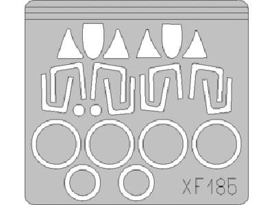  Su-15 Flagon 1/48 - Trumpeter - maski - zdjęcie 1