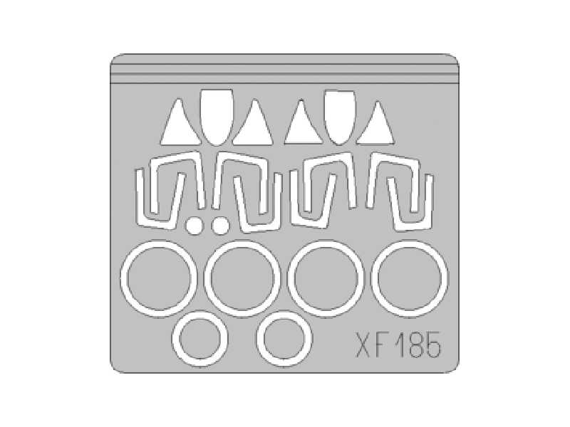 Su-15 Flagon 1/48 - Trumpeter - maski - zdjęcie 1 Su-15 Flagon 1/48 - Trumpeter - maski - zdjęcie 1