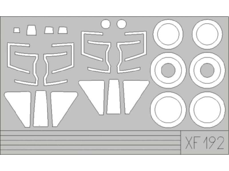 Su-25K Frogfoot 1/48 - Kovozavody Prostejov - maski - zdjęcie 1 Su-25K Frogfoot 1/48 - Kovozavody Prostejov - maski - zdjęcie 1