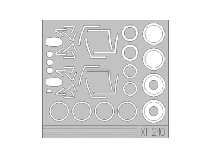 Su-7 1/48 - Kovozavody Prostejov - maski - zdjęcie 1 Su-7 1/48 - Kovozavody Prostejov - maski - zdjęcie 1