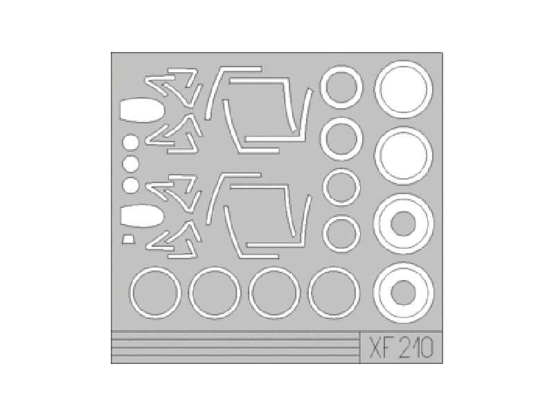  Su-7 1/48 - Kovozavody Prostejov - maski - zdjęcie 1