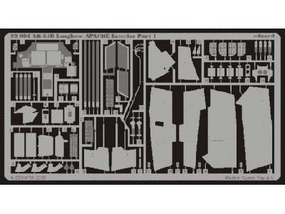  AH-64D Longbow interior 1/32 - Kangan - blaszki - zdjęcie 1