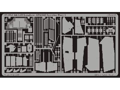  AH-64D Longbow interior 1/32 - Kangan - blaszki - zdjęcie 2