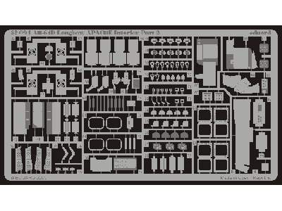  AH-64D Longbow interior 1/32 - Kangan - blaszki - zdjęcie 3