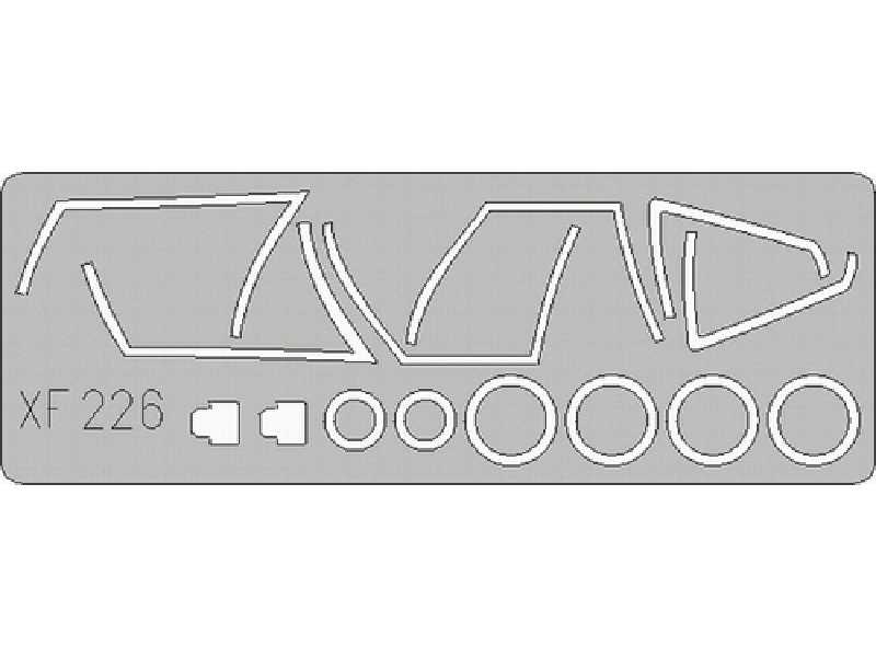  F-2B 1/48 - Hasegawa - maski - zdjęcie 1