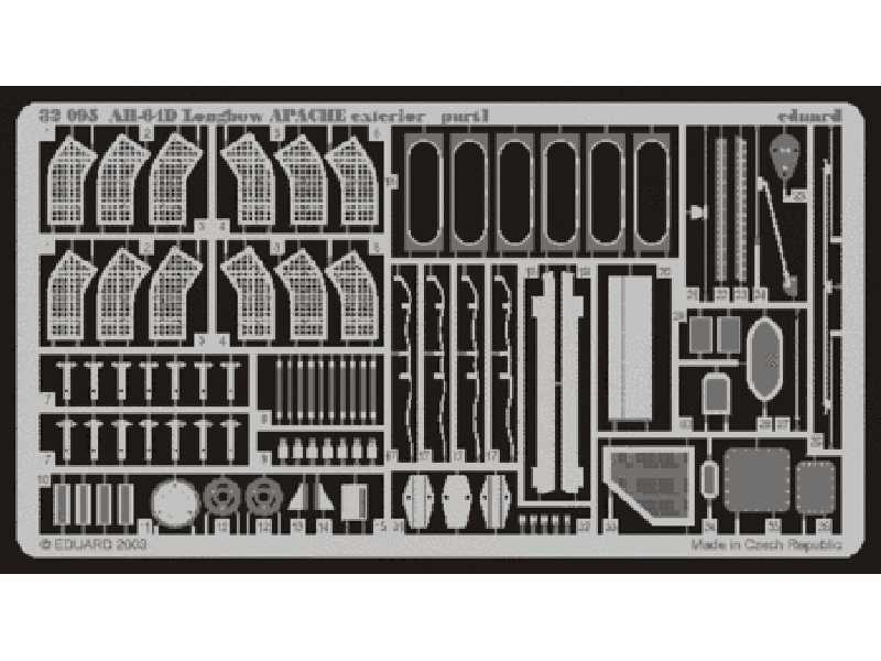  AH-64D Longbow exterior 1/32 - Kangan - blaszki - zdjęcie 1