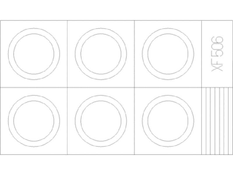Circle 23+18mm 1/48 - maski - zdjęcie 1 Circle 23+18mm 1/48 - maski - zdjęcie 1