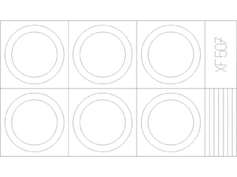  Circle 26+20mm 1/48 - maski - zdjęcie 1