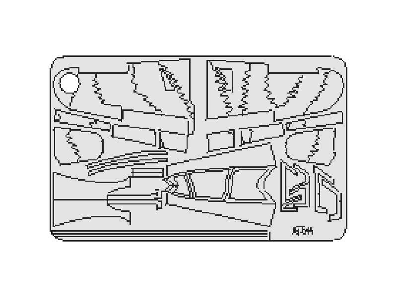 Bf 109F/ G Tree Camo. Scheme 1/48 - Hasegawa - maski - zdjęcie 1 Bf 109F/ G Tree Camo. Scheme 1/48 - Hasegawa - maski - zdjęcie 1