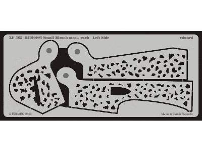  Bf 109F/ G Small Blotch mask-etch 1/48 - maski - zdjęcie 2