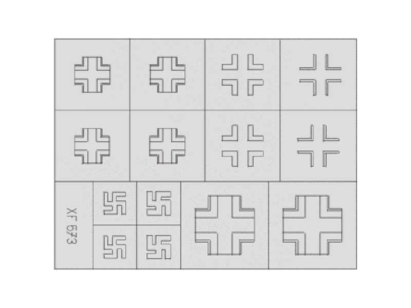 Ju 88/188 National Insignia 1/48 - maski - zdjęcie 1 Ju 88/188 National Insignia 1/48 - maski - zdjęcie 1