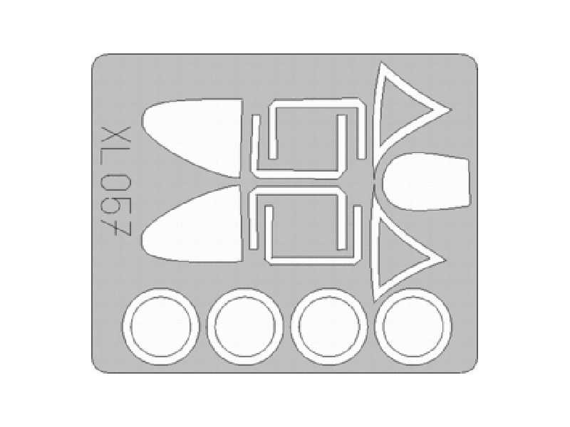 D-520 1/32 - Azur - maski - zdjęcie 1 D-520 1/32 - Azur - maski - zdjęcie 1