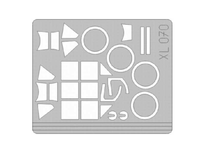 Bf 109G-6 1/32 - Hasegawa - maski - zdjęcie 1 Bf 109G-6 1/32 - Hasegawa - maski - zdjęcie 1