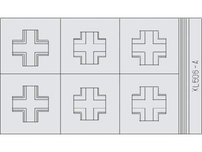  Bf 109E/ F National Insignia 1/32 - maski - zdjęcie 1