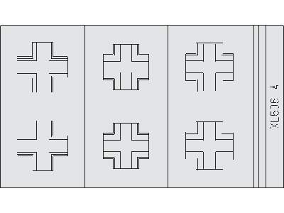  Bf 109E/ F National Insignia 1/32 - maski - zdjęcie 2