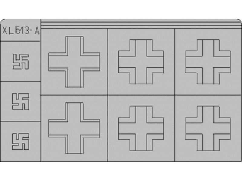  Bf 109G/ K National Insignia 1944 1/32 - maski - zdjęcie 1