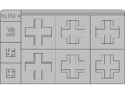  Bf 109G/ K National Insignia 1944 1/32 - maski - zdjęcie 2