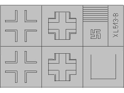  Bf 109G/ K National Insignia 1944 1/32 - maski - zdjęcie 3