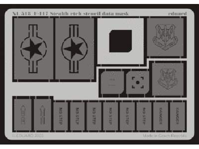  F-117 etch stencil data mask - etch 1/32 - maski - zdjęcie 1