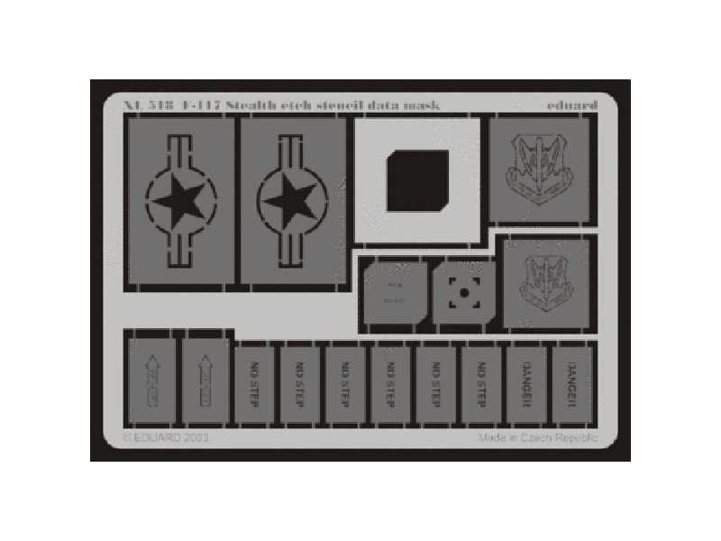  F-117 etch stencil data mask - etch 1/32 - maski - zdjęcie 1