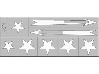  MiG-3 National Insignia 1/32 - maski - zdjęcie 1