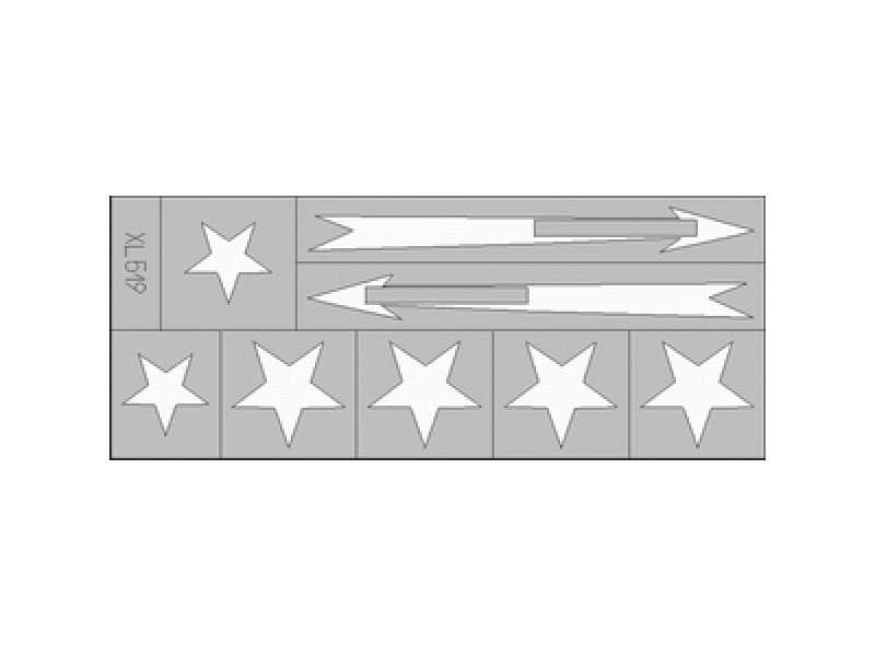 MiG-3 National Insignia 1/32 - maski - zdjęcie 1 MiG-3 National Insignia 1/32 - maski - zdjęcie 1