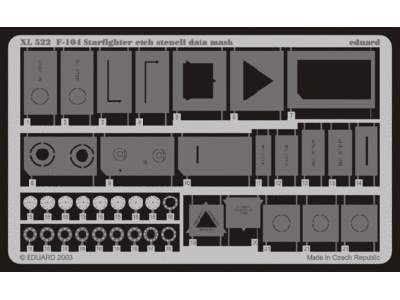  F-104 etch stencil data mask 1/32 - maski - zdjęcie 1