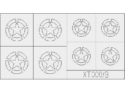  US Stars w/ segment Circle 1/35 - maski - zdjęcie 3