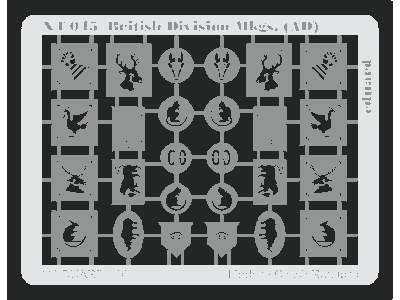  British Division Mkgs (Armoured) 1/35 - maski - zdjęcie 2