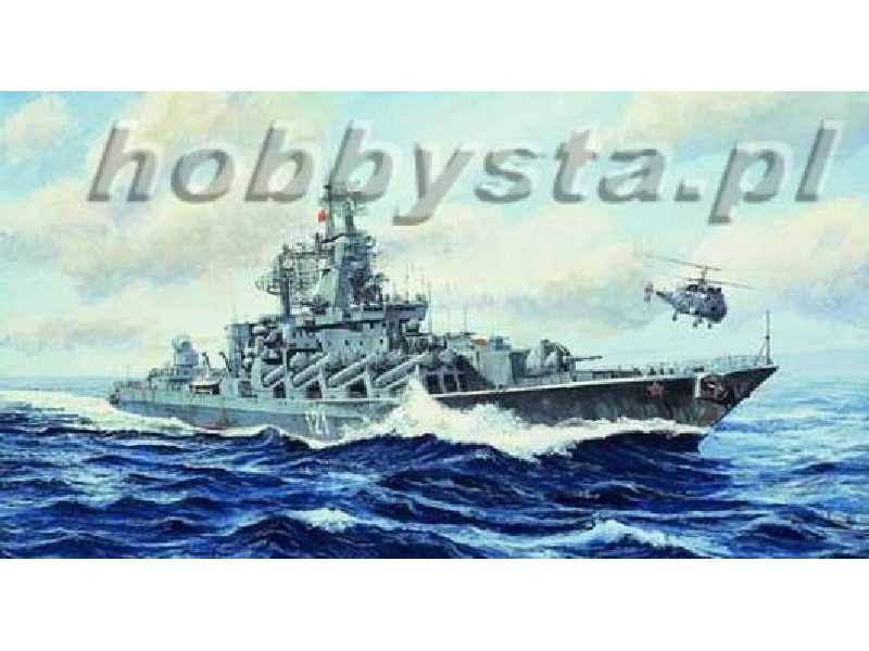 Russian Navy Slava Class Cruiser Moskva - zdjęcie 1
