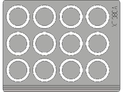  Sd. Kfz.7/1 wheel mask 1/35 - Tamiya - maski - zdjęcie 2