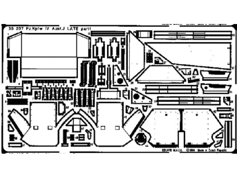 Pz. IV Ausf. J late 1/35 - Dragon - blaszki - zdjęcie 1 Pz. IV Ausf. J late 1/35 - Dragon - blaszki - zdjęcie 1
