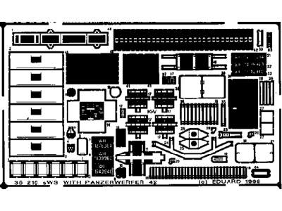  sWS with Panzerwerfer 42 1/35 - Italeri - blaszki - zdjęcie 1